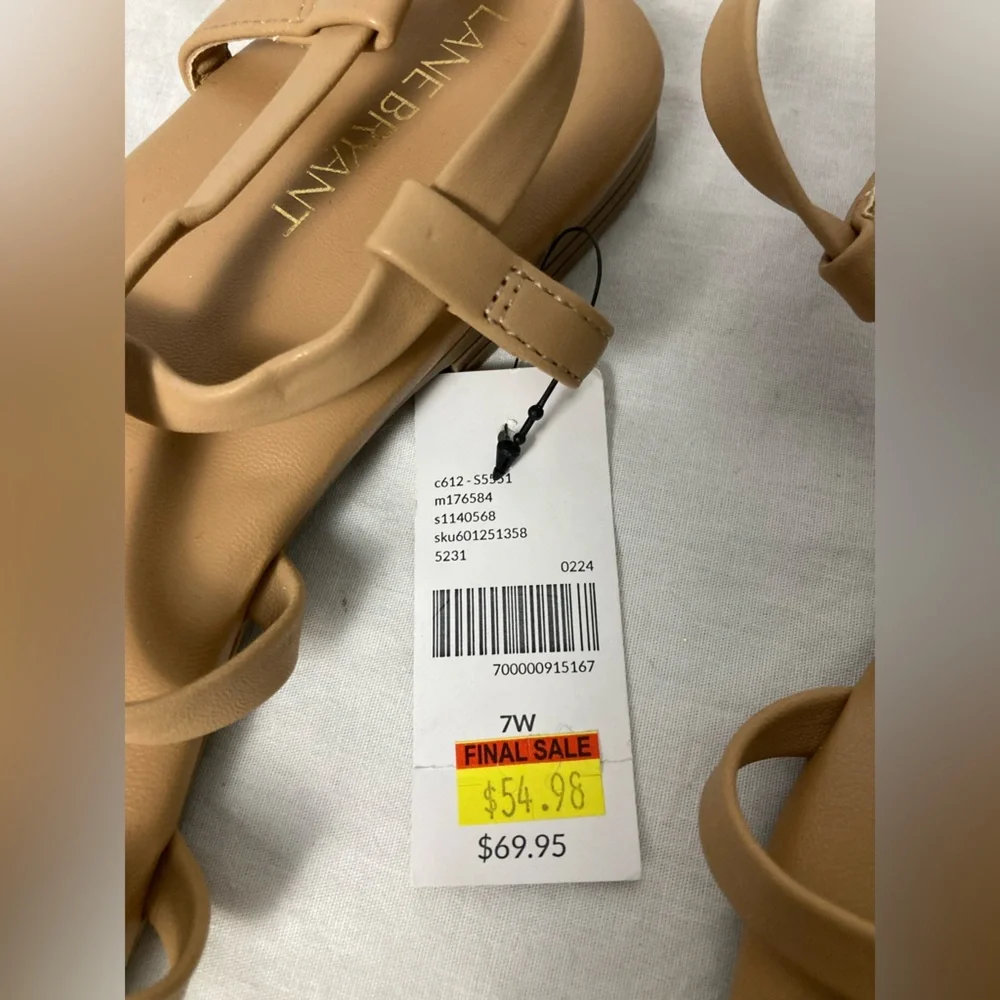 Lane Bryant sandals woman NWT size‎ 7W